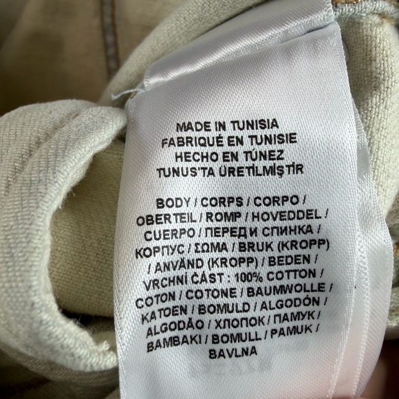 POLO RALPH LAUREN Stonewashed Destressed Denim Trucker Jacket Mens Size L - Picture 7 of 10